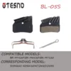 TESNO MTB Bicycle Disc Brake Pad 4P-iston Bike brake pads Metal Ceramic For Shimano M7120 M8120 M9120 MT420 MT520 M810 M820 M640 5