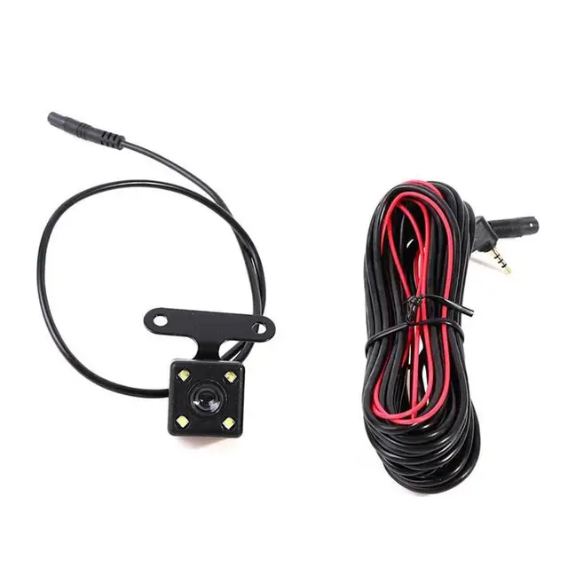 1pcs 5 Pin HD Car Rear View Camera Reverse 4LED Night Vision Video Camera Wide Angle 170 Degree Parking Camera Car Accessories
