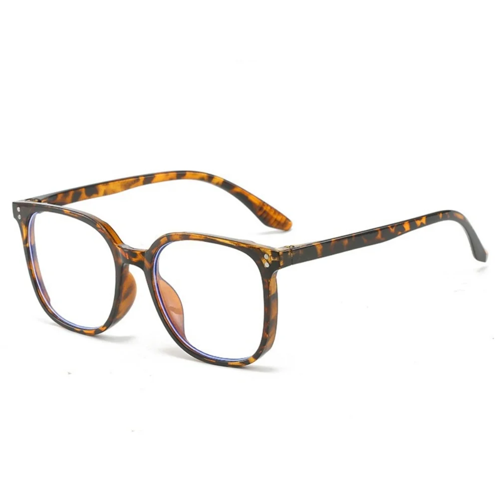 KLASSNUM Anti-Blaulicht-Dekorationsbrille für Damen, transparent, großer quadratischer Rahmen, Computer-Flachlicht-Modebrille 2026 – Detail 15