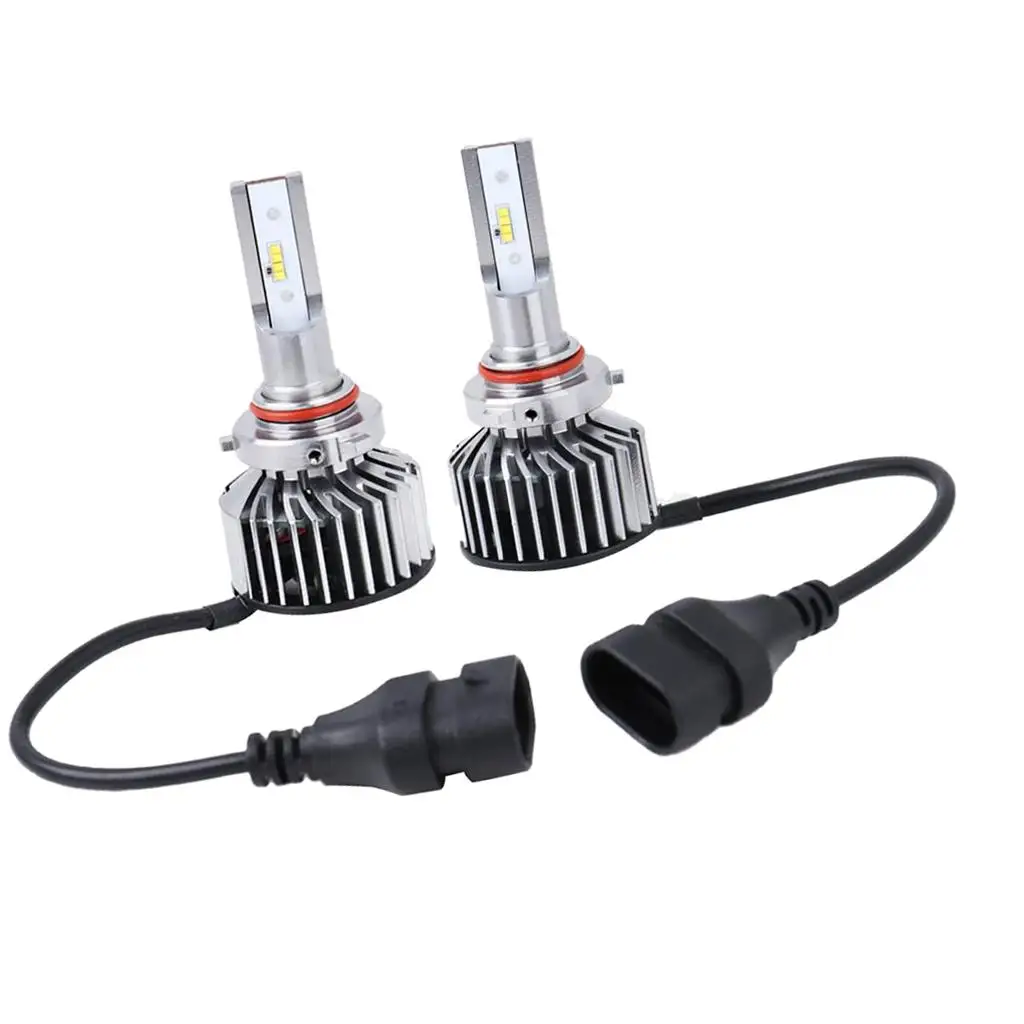 

Лампа 2 шт., чипы 6000 лм с защитой от мерцания, галогенные фары 9005 на замену