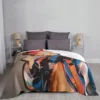 Choi San Ateez Throw Blanket Sofa Quilt halloween Moving Blanket Blanket Luxury 4