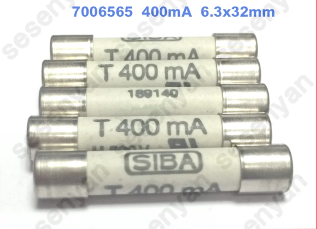 SIBA fuse 7006565 189140 T500MA/T1A/T1.6/T2/4/5/10A/16/20/25A H500V 6.3*32mm