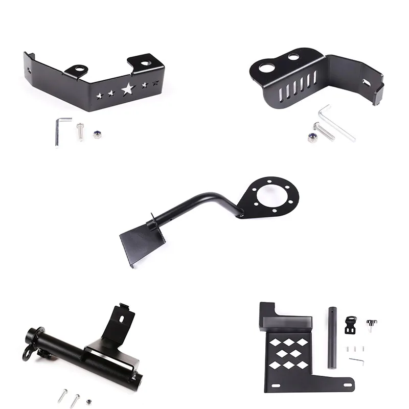 

Stainless steel Car Tailgate Hinge Flagpole Spotlight Antenna Bracket Off-Road For Toyota FJ Cruiser 07-21 Car Accessories