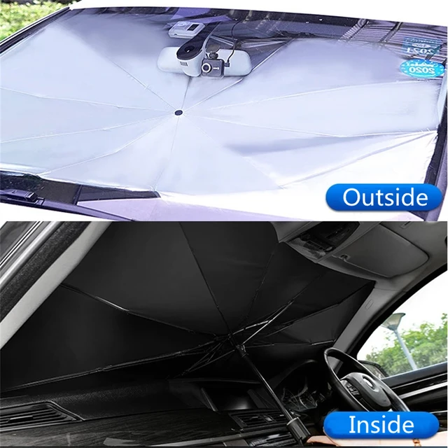 Autó Szélvédő Napsütemények Belső Parazolautó Napfényes Burkolat Uv Protection Car Sun Visor Első - Image 2