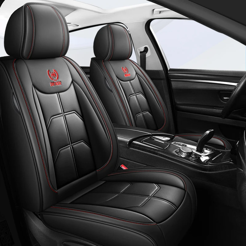 Full Set Synthetic Leather Seat Covers For Infiniti FX35 FX45 M35 G35 EX35 – Black