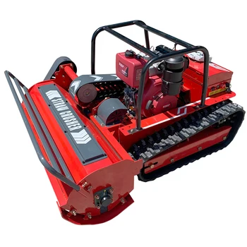 Robot frantoio per paglia con telecomando per tosaerba con motore diesel da 15 HP per porta a porta Gargen Wasteland