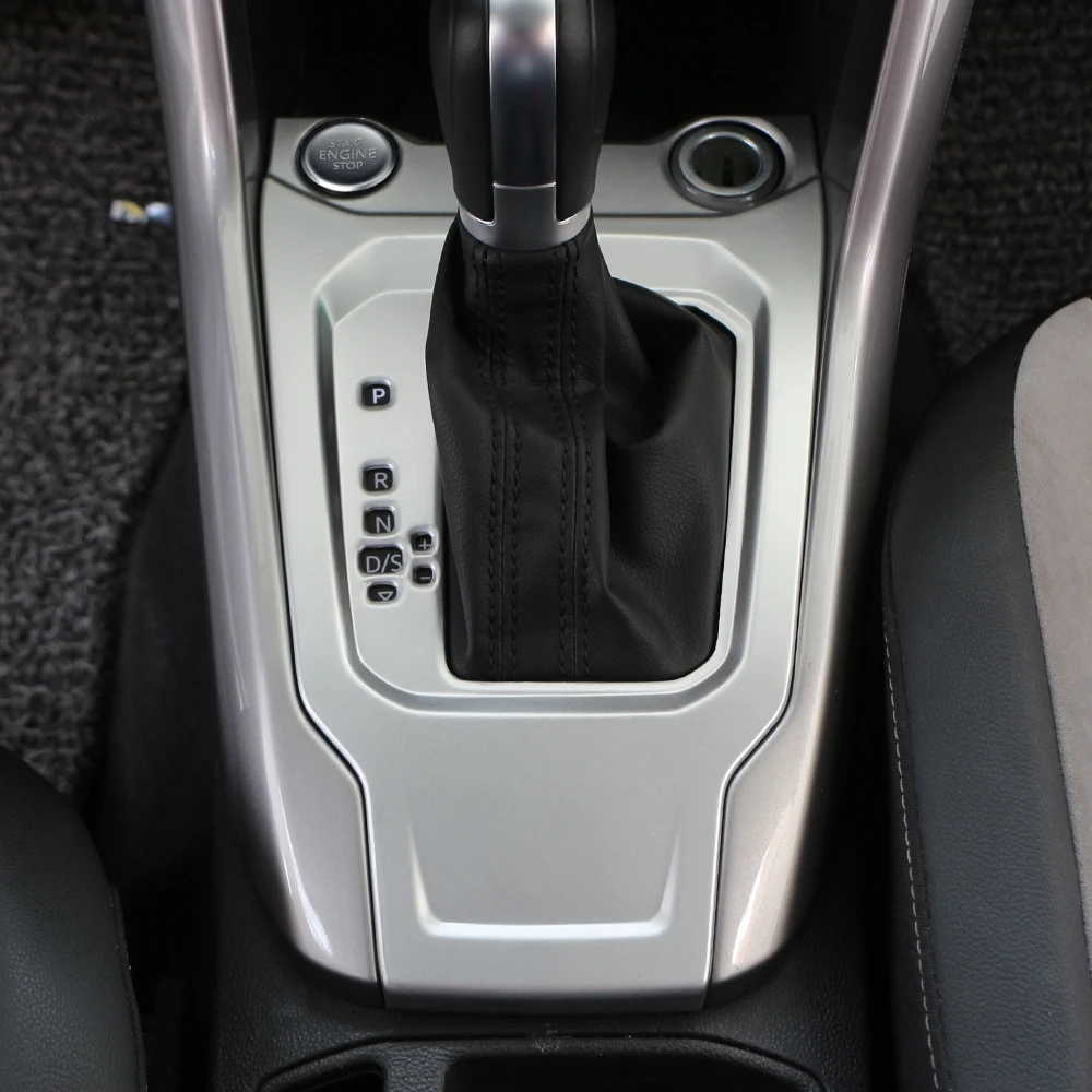 Für Volkswagen Vw T-ROC T ROC TROC 2017-2021 ABS Carbon Fiber Innen Auto  Zentrale Konsole Wasser Tasse Abdeckung rahmen Panel Trim - AliExpress
