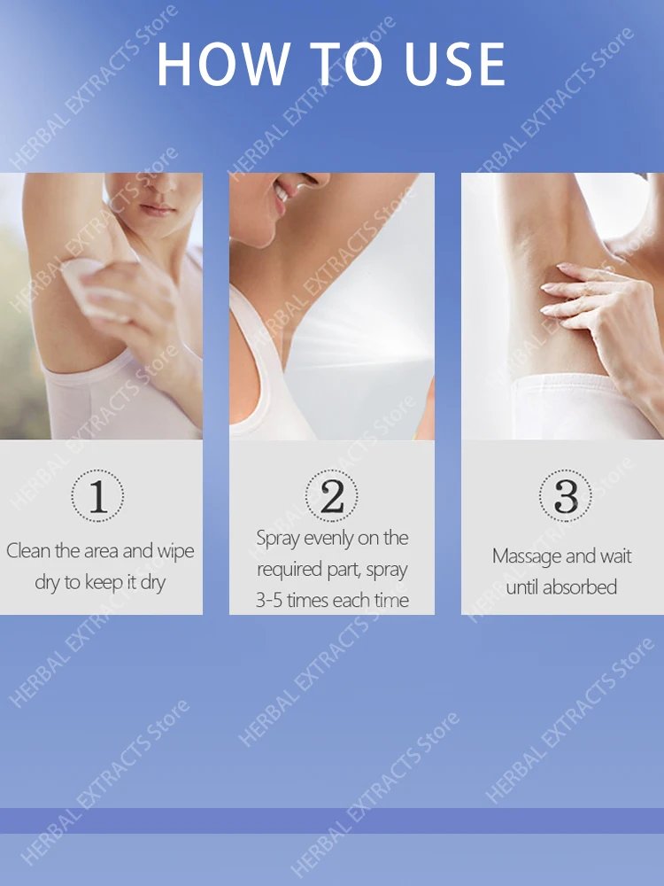 Antiperspirant Dew Underarms Dry Body Odor Removal Deodorant Water Lasting Fragrance Body Remove Odor Spray Deodor