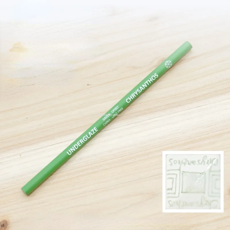 Green UP007 Underglaze Pencil - 1000°C to 1305°C - Each