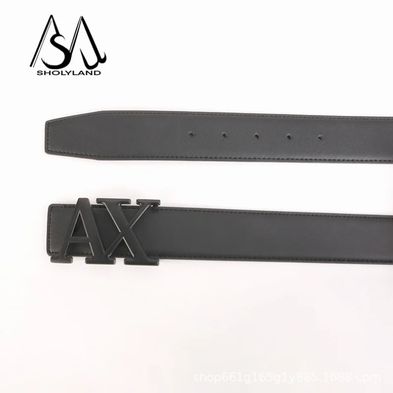 New Trend Fashion Men's Luxury Leather Designer Belt – Vintage Wide Strap
