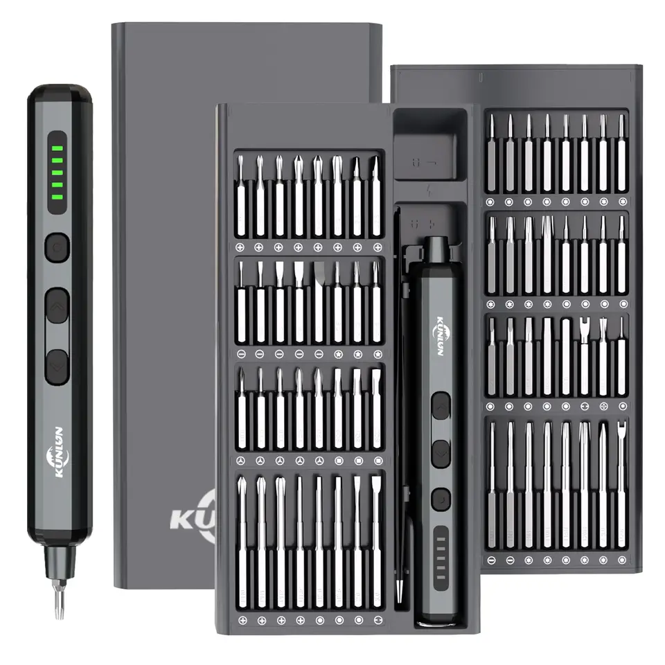 68 in 1 Mini Electric Screwdriver Set with LED