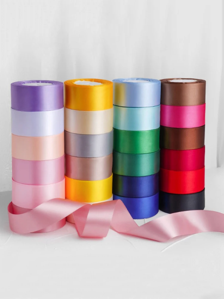 ワイドサテンリボン ギフト包装 ウェディングブーケ用 40 mm