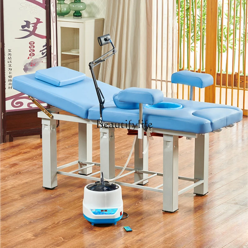 For Beauty Use Bed Diagnosis and Treatment Examination Nursing Washing Moxibustion Steaming Bed for Beauty Salon