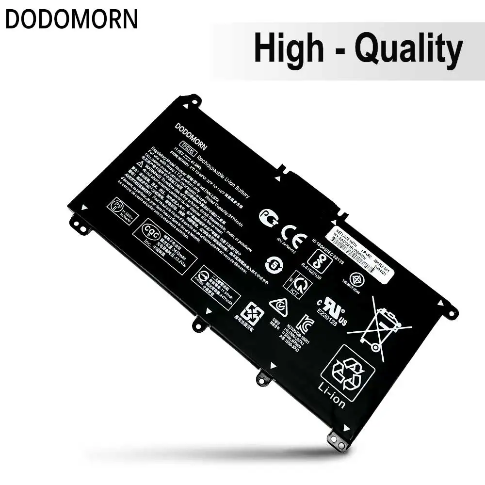 Dodomorn-bateria do Portátil para hp Pavilion Tf03xl 14-bf 15-cc 15-cd 17-ar 17-ar007ca 17-ar050wm Hstnn-ub7j 920046541tpn-q188 41wh - Imagem 2