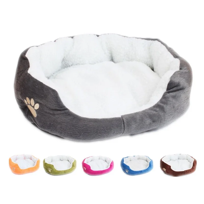 Natale Di Piccole Dimensioni Lambswool Kennel Teddy Bichon Pet Bed Mat Forniture Super Soft Dog Bed Peluche Cat Mat Nido Divano Letto