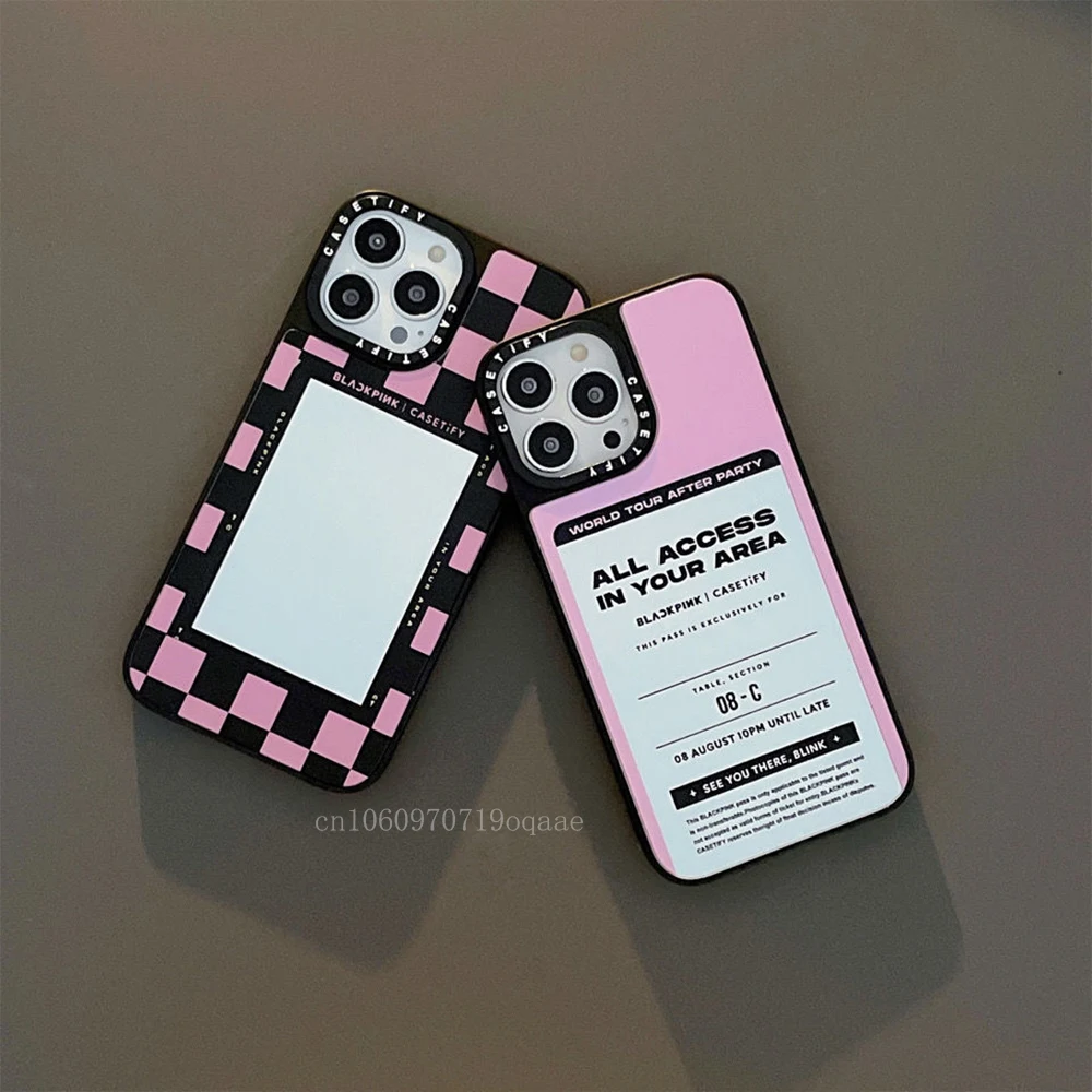 Зеркальные Чехлы в клетку для iPhone 13 12 11 Pro Max Mini XR XS MAX 8X7 SE 2020 |