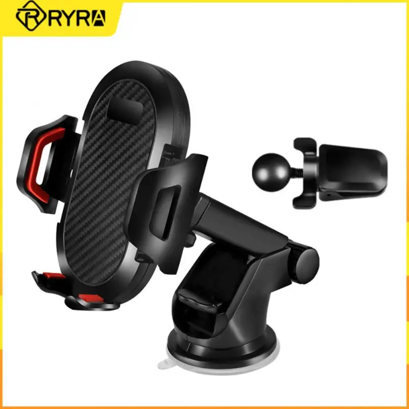 

RYRA mobile phone bracket Long rod automatic lock sucker bracket automobile air outlet multi compatible 360° rotate lazy bracket