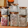Airtight Containers for Food Glass Pots Airtight Lids Transparent Boxes for Storage Box Mason Jar Sealed glass jars with lids 1