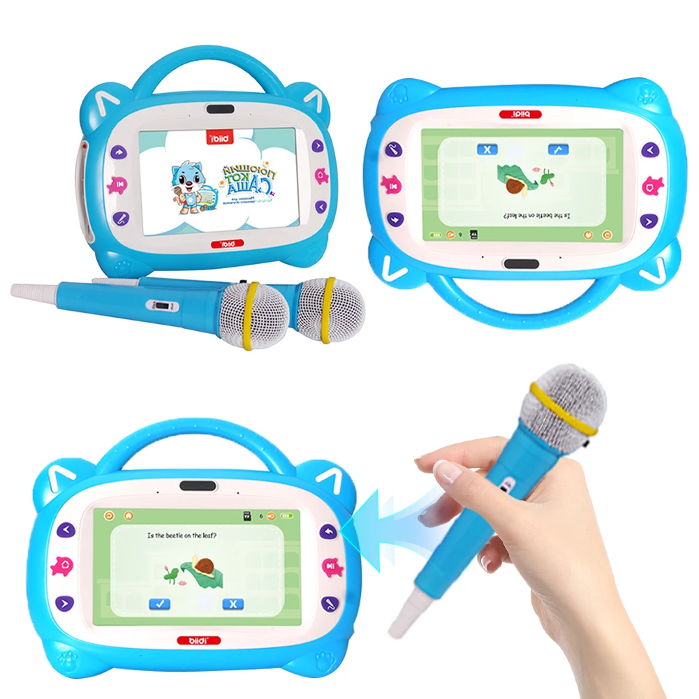 Kids Learning Tablet HD Screen Early Childhood Education Learning Machine Children Music Interactive Tablet for Learn Alphabet 3