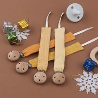 Baby Pacifier Clips Soft Cotton Pacifier Chain Nipple Bracket Holder For Nipples Toddler Toy Dummy Clip Baby Shower Gift 2