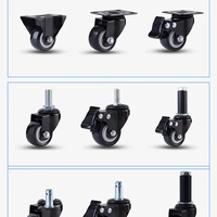 Universal Wheel Swivel Casters Heavy Duty Casters Threaded Stem Casters Locking Industrial Casters Swivel Casters For Carts 2