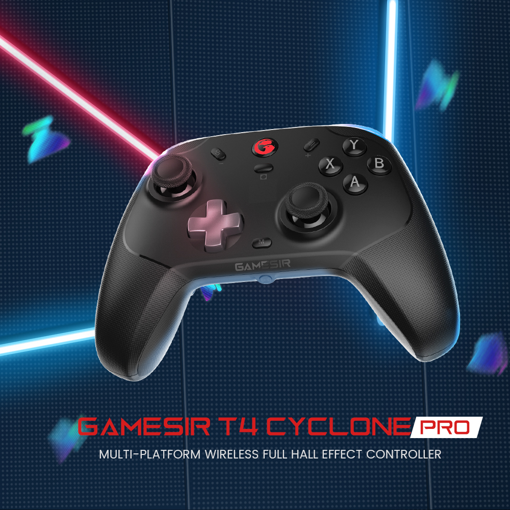 GameSir T4 Cyclone Pro Wireless Pro Controller for Switch/Lite/OLED, Hall Effect Controller for Windows PC, Android & IOS