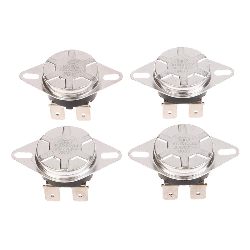 전기 온수기 리셋 온도조절기, 정상 폐쇄 온도 스위치, 80C, 85C, 90C, 95C 도, 302X, 20A250V, 1PC