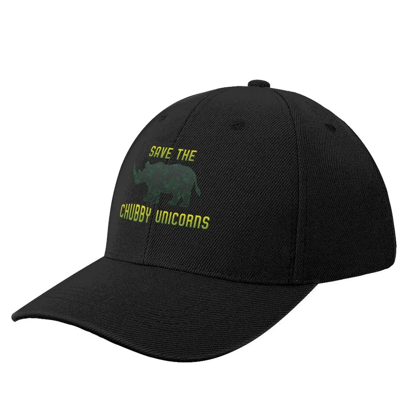 Save The Chubby Unicorns Baseball Cap Sunscreen beach hat Trucker Cap Women Caps Men's