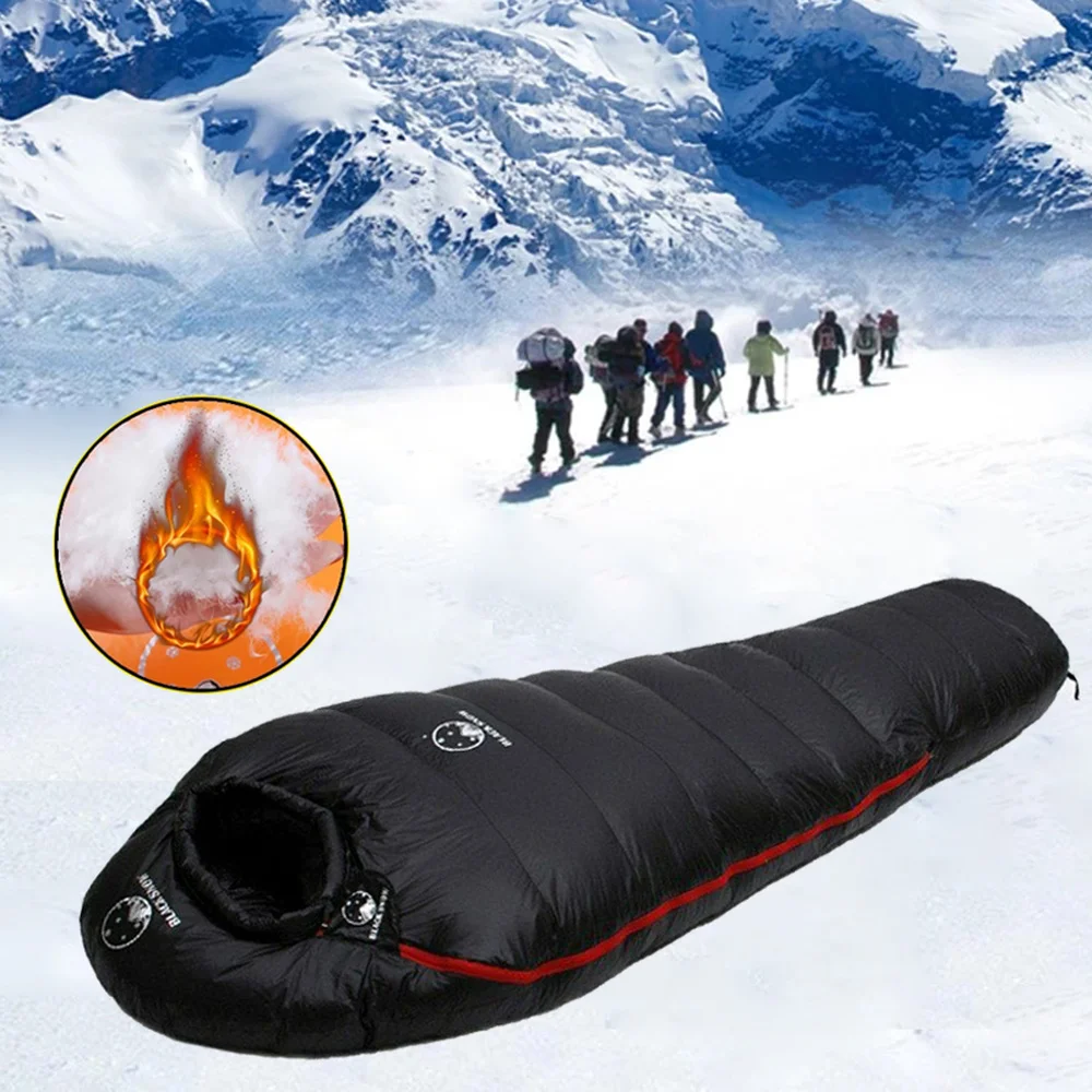 Winter Warm White Goose Down Mummy 
