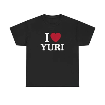 Retro I Love Yuri Shirt GL Graphic T-shirts for Fan Gift High-quality Unseix Sportswear Clothing Top 1