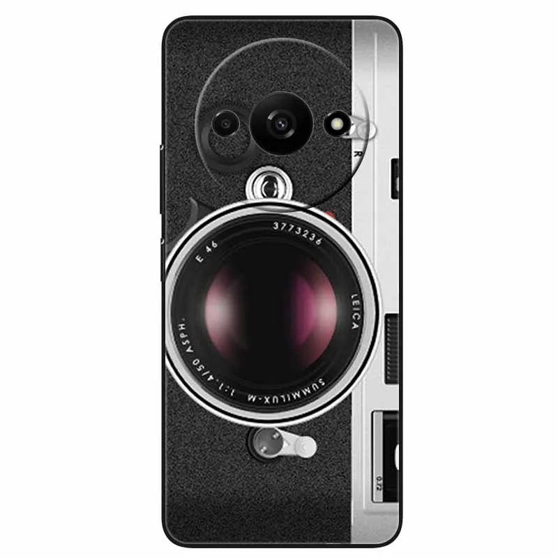 Animal Design Black Silicone Protective Case - Cool Wolf Edition