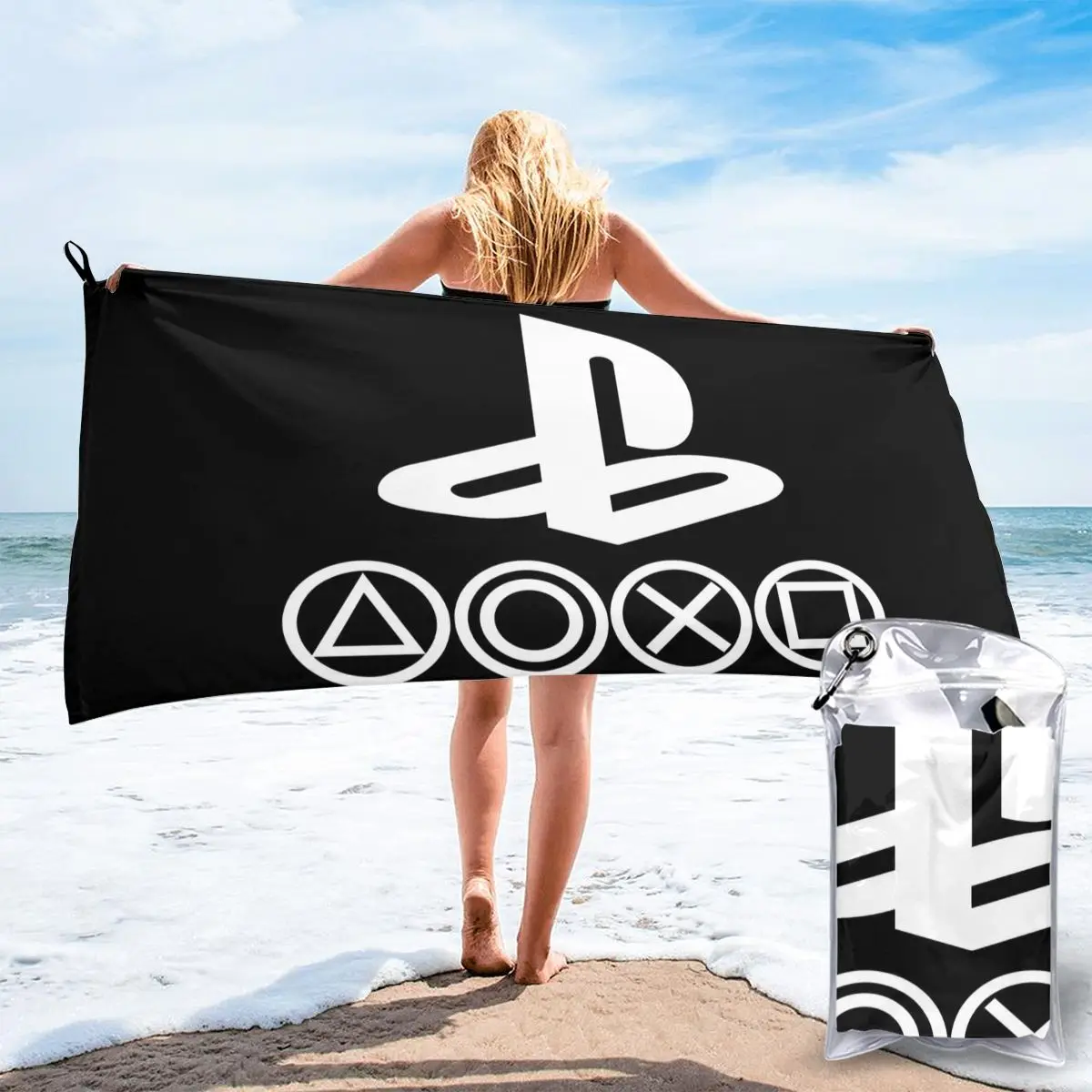 Playstation Vita Ps3 Ps2 Psone Psp Ultra Cool Nuovo Design Vinile Bandiera Cotone Tflag Uomo Estate Telo Da Bagno