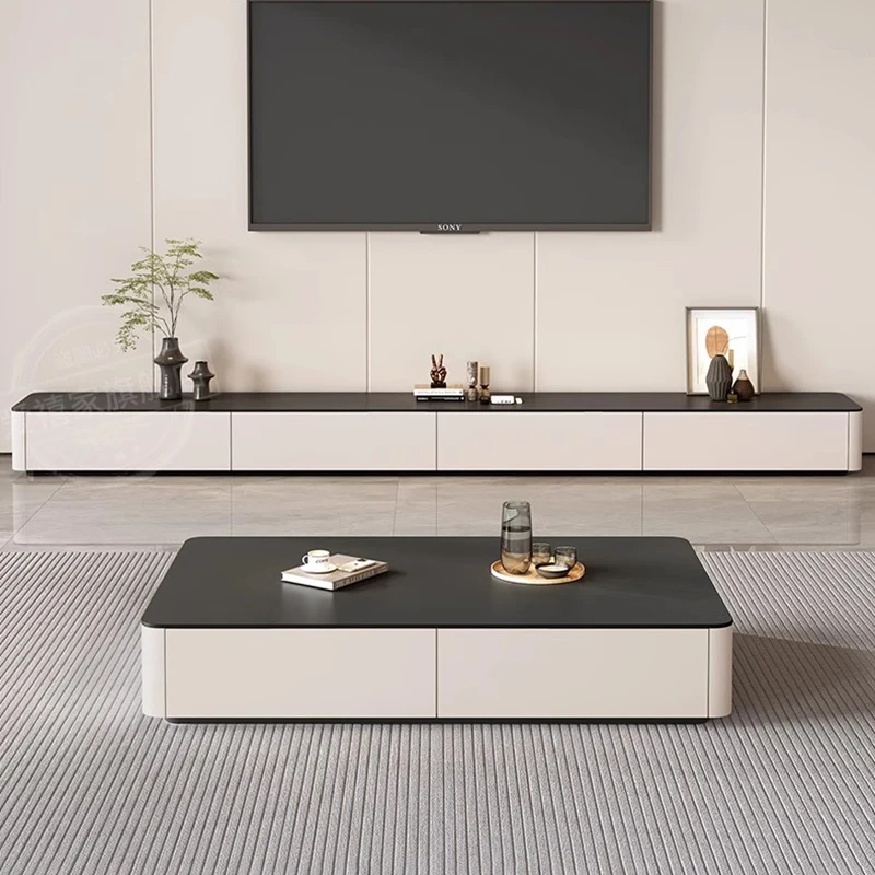 Luxury Modern Square Coffee Table with Storage 5