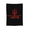 Devils Of Manchester, Manchester Is Red, Glory Glory United Blankets Fleece Sofa Throw Blankets For Home Bedroom Office Quilt 3