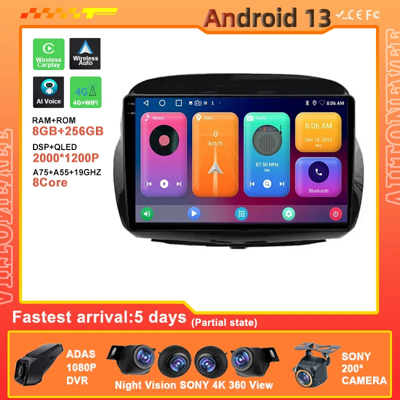 

Android Car Dvd For Honda FRV FR-V EDIX 2004 2005 2006 2007 2008 2009 Auto Radio Stereo Multimedia Player GPS Navigation No 2din