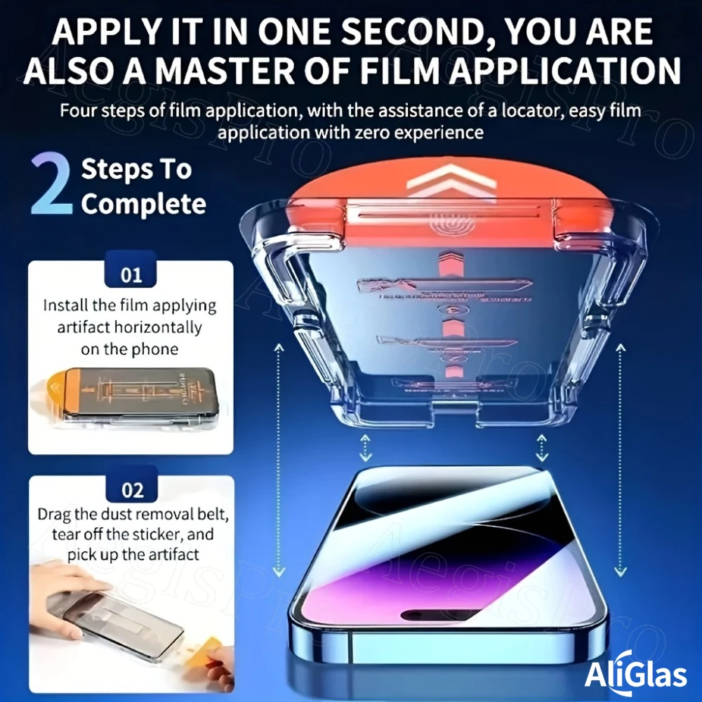 Premium Tempered Glass Screen Protector - 2 Pack, Easy to Install, Anti-Scratch