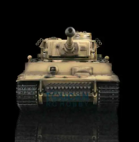 Adult Toys HENG LONG 1/16 Yellow 7.0 Plastic Tiger I RC Tank 3818 360 Turret Barrel Recoil Remote Control Car TH17262-SMT4 6