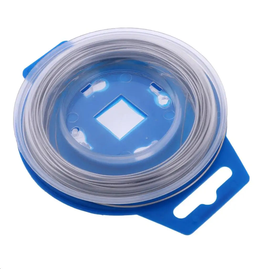 범용 오토바이 스테인레스 스틸 와이어 로프 케이블, 0.8mm X 25 인치 케이블
