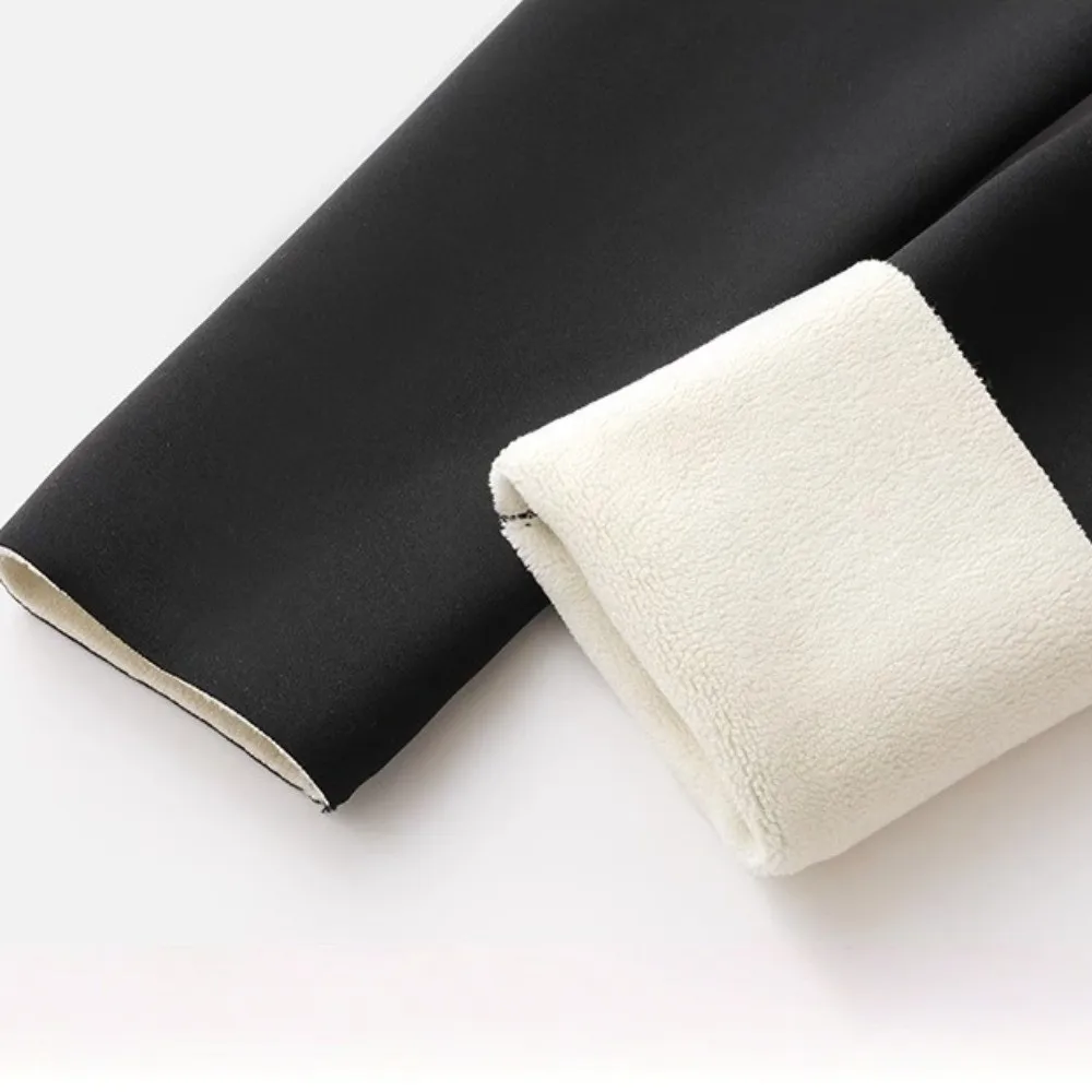 Fashion High Waist Fleece Leggings Elastic Prevent Cold Velvet Tights Thicken Slim Warm Yoga Pilates Pants Outdoor Activities