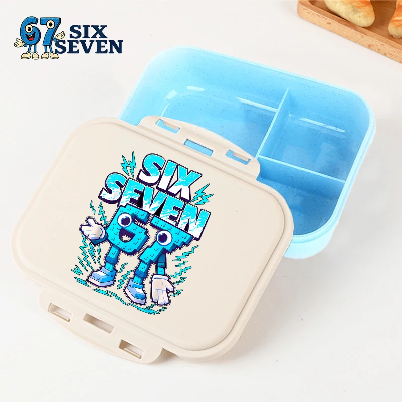 Cute Cartoon Lunch Box - Large Capacity Portable Bento Case for Kids, Students, and Picnics