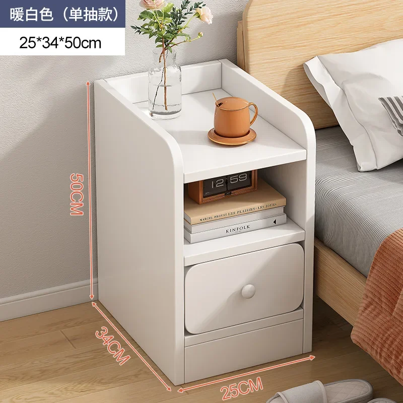 

2023 Year New Aoliviya Official New Ultra Narrow Bedside Table Small Size Cabinet Mini and Simple Modern Storage Bedroom Simple