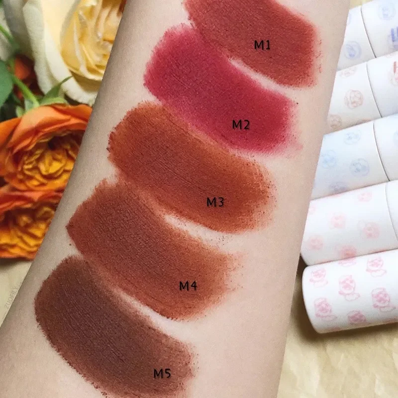 10 Colors Nude Matte Chocolate Lipstick Waterproof Long Lasting Women Red Lip Tint Velvet Glaze Cosmetics lip gloss lip makeup lip glaze lip tint