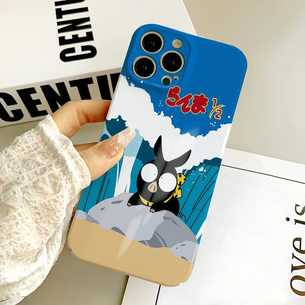 Glossy HD Hard Cover Film Anime R-Ranma P Chan Ryoga Phone Case