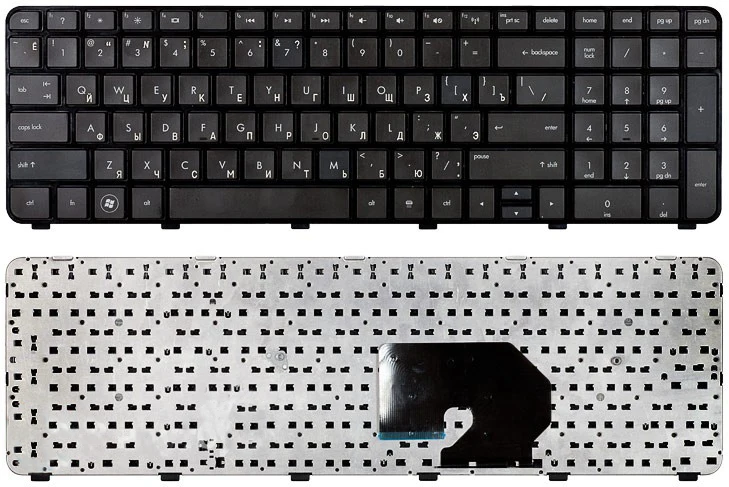 Клавиатура для HP Pavilion dv7-6b11ss черная с рамкой | Компьютеры и офис