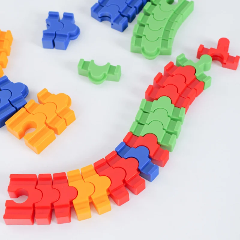 새로운 나무 기차 트랙 장면 루즈 파츠 곡선 트랙 장난감 모든 브랜드의 나무 트랙 장난감과 호환 가능