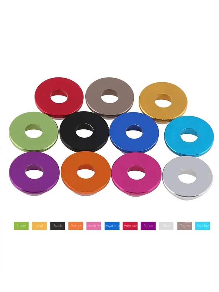 M2 M2.5 M3 M4 Anodized Colorful Aluminum Alloy Hex Socket Head Gasket Cup Head Washer Model Washer