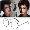 Harry Potter Harajuku Round Metal Flat Light Glasses Vintage Men's Women's Style Artistic Nearsighted Glasses Anime Framework 1