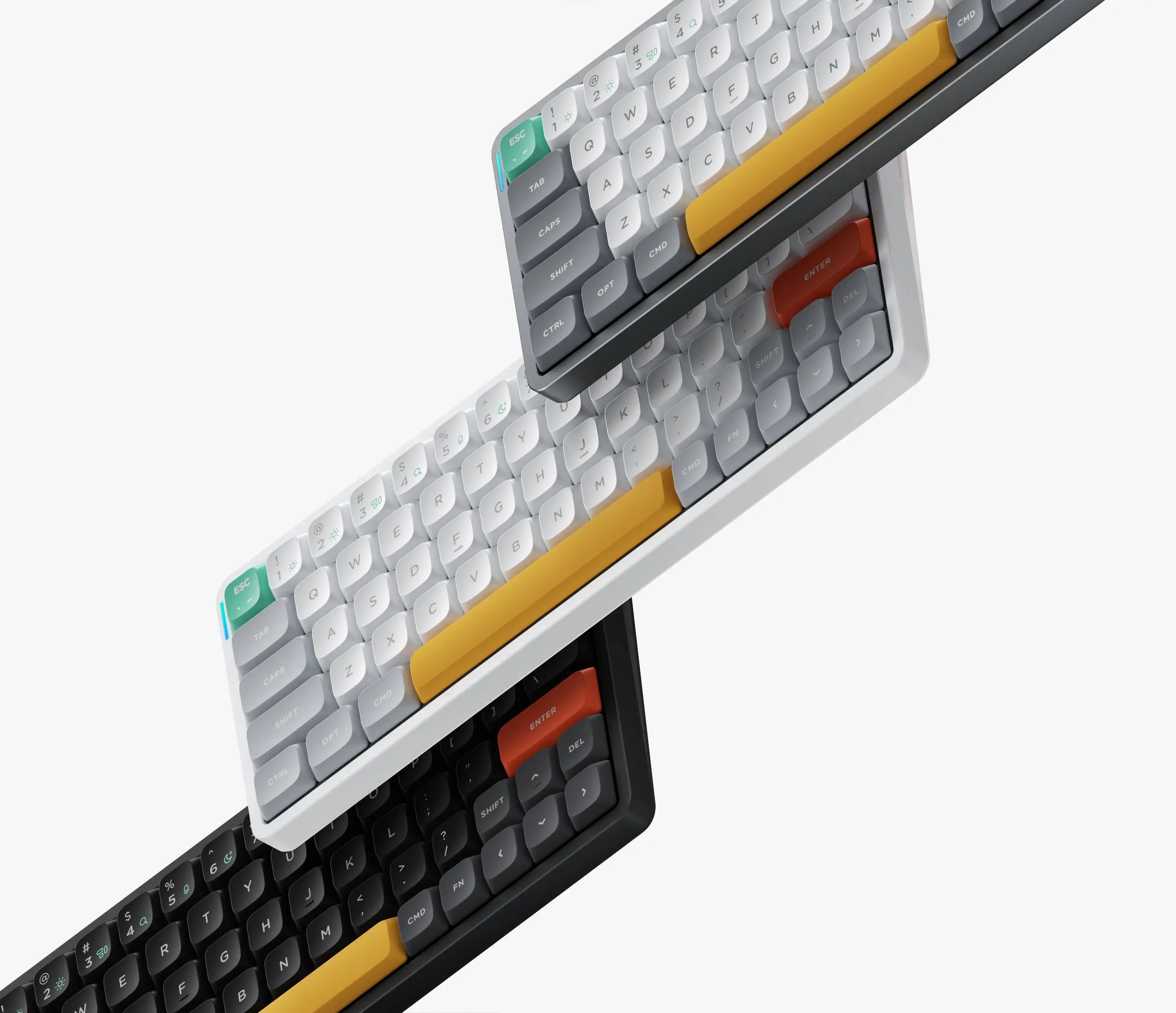 Nuphy Air60 V2 Bluetooth 2.4g Wireless 60% Mechanical Keyboard Low 