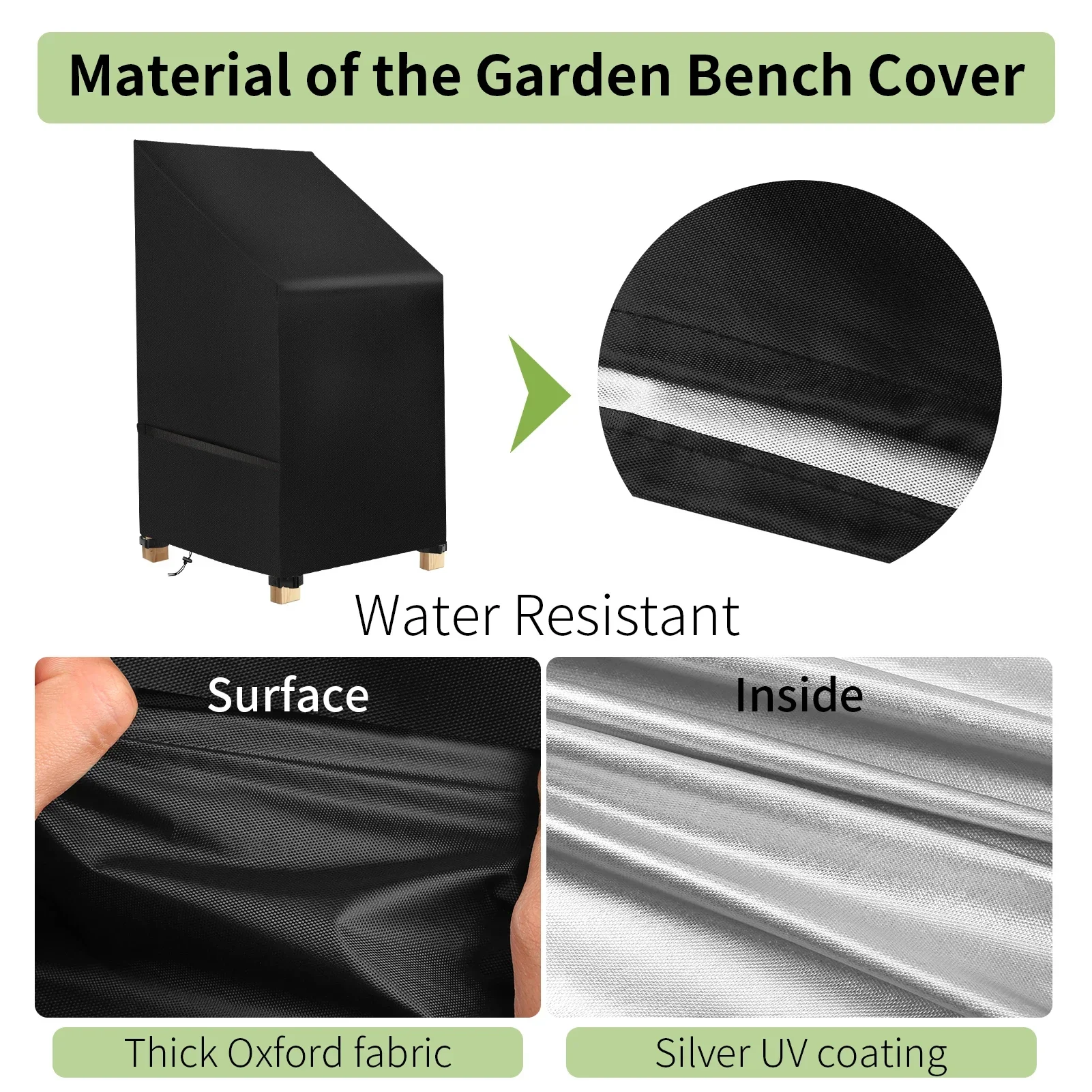 Waterproof Stackable Patio Chair Cover - Universal Outdoor Furniture Protection