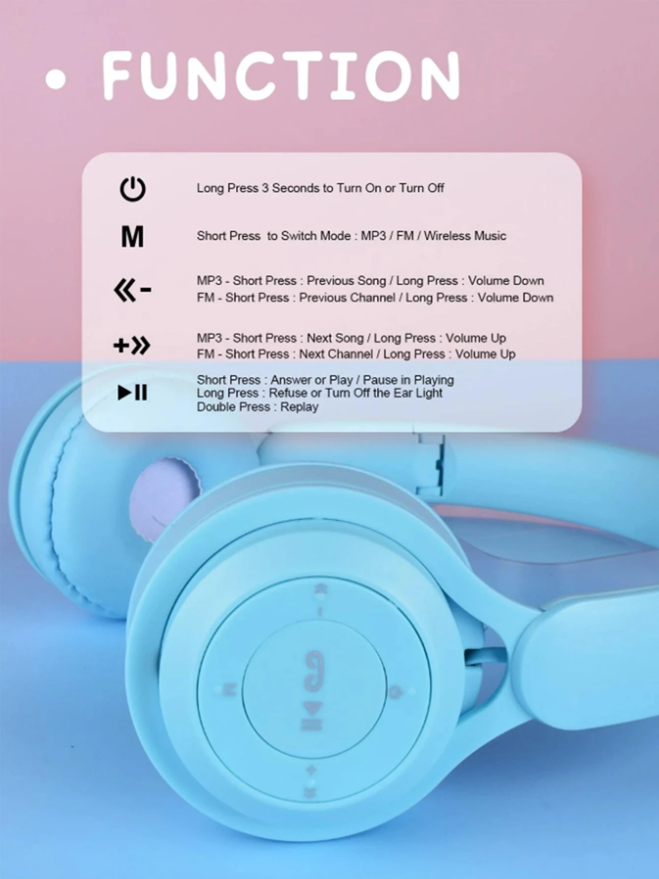 سماعة رأس لاسلكية، جليتر، سماعة رأس، جيري 5.0، عمر...